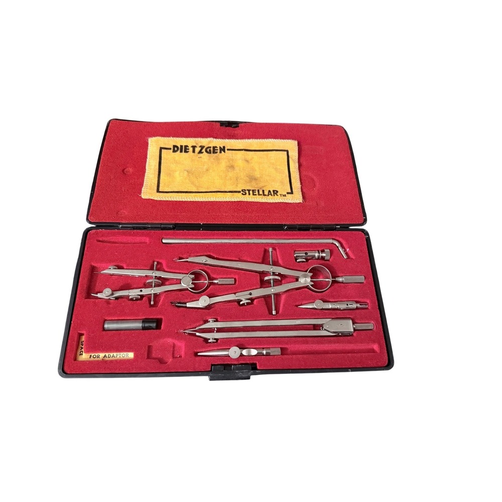 DIETZGEN STELLAR 1288- PJL Drafting Compass Technical Drawing Tool‎ Set
